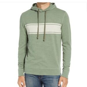 Faherty Brand Surf Stripe Slub Hoodie